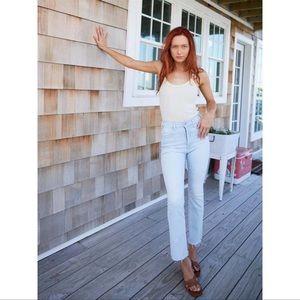 MOTHER THE HUSTLER ANKLE FRAY - PINA COLADA PARADISE